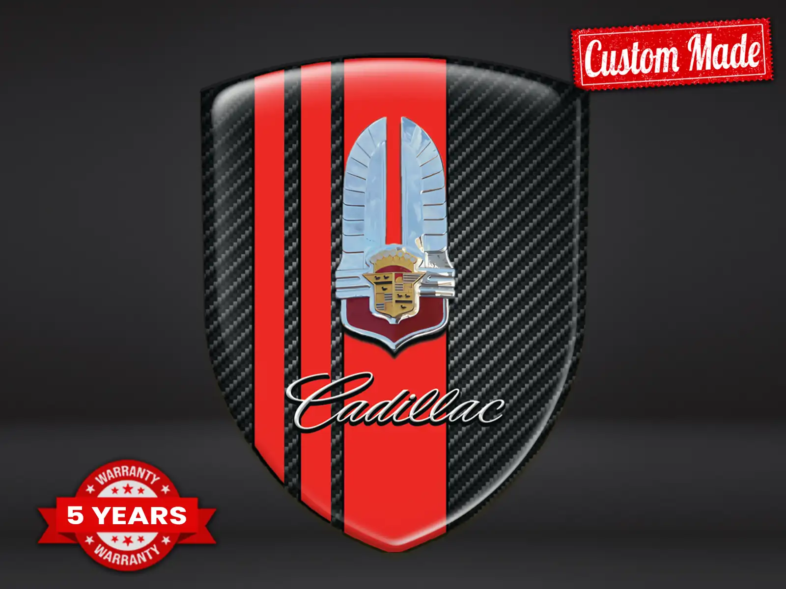Cadillac Auto Fensteraufkleber Robust Anpassbar Pro ST